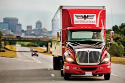 Southeastern Freight Lines’ computerized management systems and onboard technology enable efficient customer service in the fleet services department by electronically monitoring and tracking fleet maintenance. Southeastern Freight Lines’ computerized management systems and onboard technology enable efficient customer service in the fleet services department by electronically monitoring and tracking fleet maintenance.