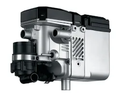 Coolant heaters, like the Webasto Thermo Top C, pre-heat the engine, eliminate cold starts and warm the cab’s interior.