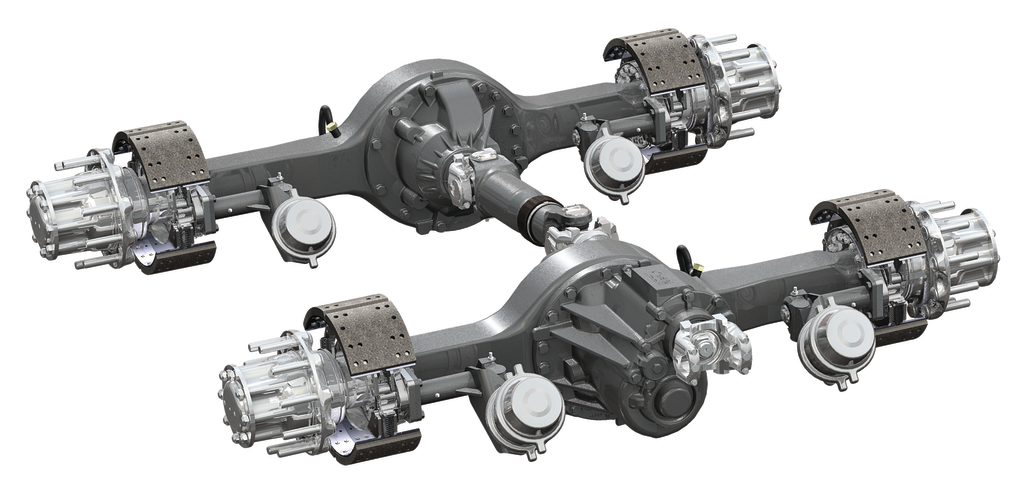 Peterbilt and Kenworth are the first production trucks in the industry to offer Spicer AdvanTEK 40 40,000-lb. tandem axles.