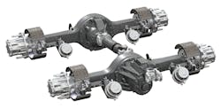 Peterbilt and Kenworth are the first production trucks in the industry to offer Spicer AdvanTEK 40 40,000-lb. tandem axles. Peterbilt and Kenworth are the first production trucks in the industry to offer Spicer AdvanTEK 40 40,000-lb. tandem axles.