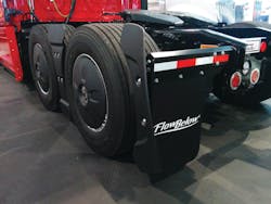 Nussbaum Transportation is adding FlowBelow Aero’s aerodynamic wheel covers to its entire tractor fleet. Nussbaum Transportation is adding FlowBelow Aero’s aerodynamic wheel covers to its entire tractor fleet.