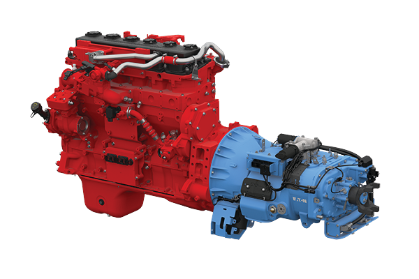 An integrated powertrain package for the Cummins Westport ISX12 G natural gas engine will provide customers with the first automated transmission to be paired with a spark-ignited natural gas engine in the North American market.