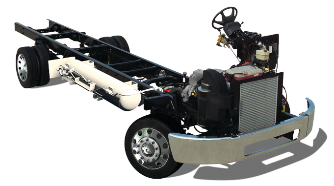 UPS&rsquo; new propane package delivery trucks are based on Freightliner Custom Chassis&rsquo; LPG version of its MT-45 chassis.