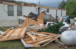 The tornado devastated sections of Arkansas. (AP Photo/The Fayetteville Observer, Johnny Horne) The tornado devastated sections of Arkansas. (AP Photo/The Fayetteville Observer, Johnny Horne)