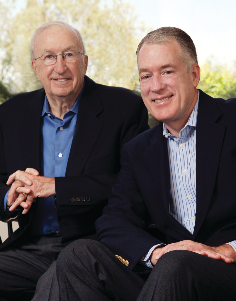 Dave Power, J.D. Power and Associates (left); son, J.D. &ldquo;Jamey&rdquo; Power IV