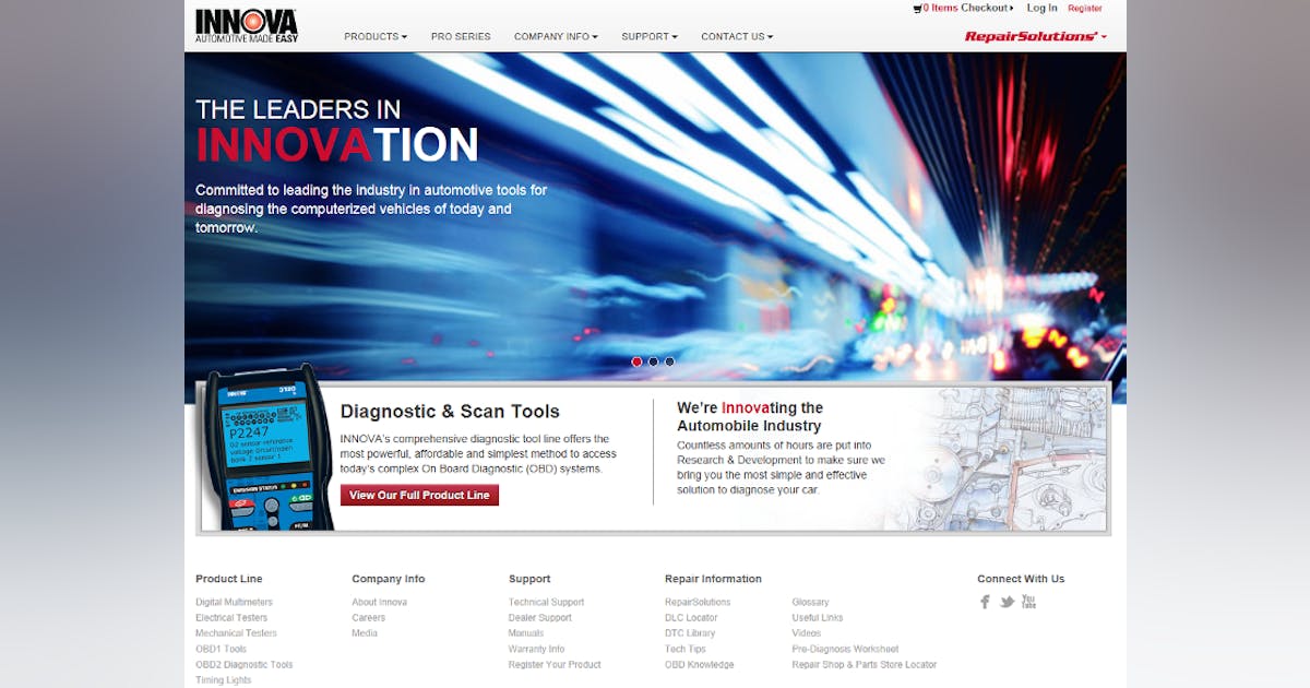 Innova website offers ready access to diagnostic tools | Fleet Maintenance