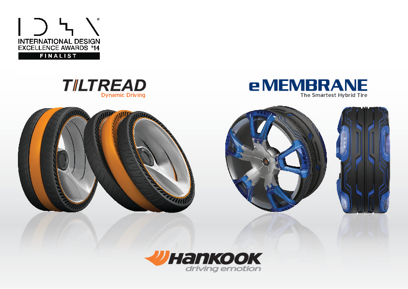 Hankook Tires Award Winning Concept Tires Tiltread And E Membrane