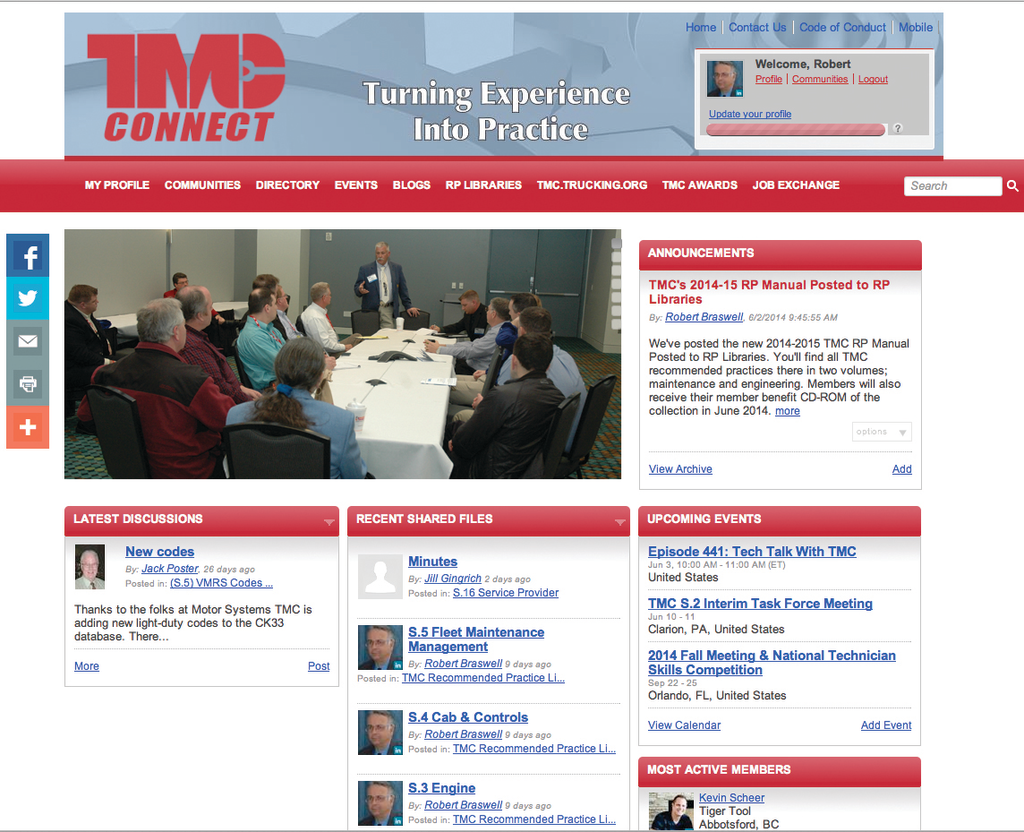TMC Connect is an online an environment where TMC members can connect, engage and share critical industry information and best practices in real time.