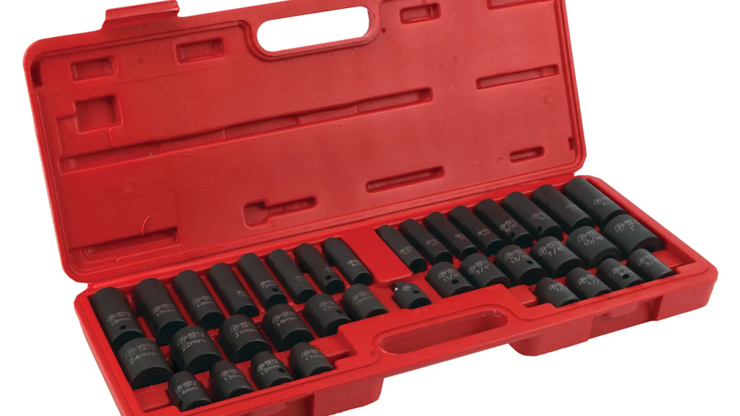 38-pc Professional Grade Socket Set | Fleet Maintenance