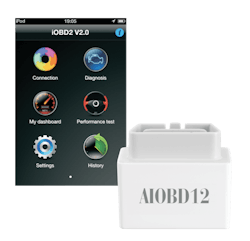 Strategic Tools & Equipment Company AIOBD12 Diagnostic Device Apple iOS and Android vehicle interface Strategic Tools & Equipment Company AIOBD12 Diagnostic Device Apple iOS and Android vehicle interface