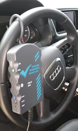 OIS 7500 Data Acquisition Device made by Worldwide Environmental Products (WEP) has the option of either WiFi or wired communication, to streamline smog checks. The unit also features a convenient steering wheel hanger. For product details, visit: VehicleServicePros.com/11590550 OIS 7500 Data Acquisition Device made by Worldwide Environmental Products (WEP) has the option of either WiFi or wired communication, to streamline smog checks. The unit also features a convenient steering wheel hanger. For product details, visit: VehicleServicePros.com/11590550