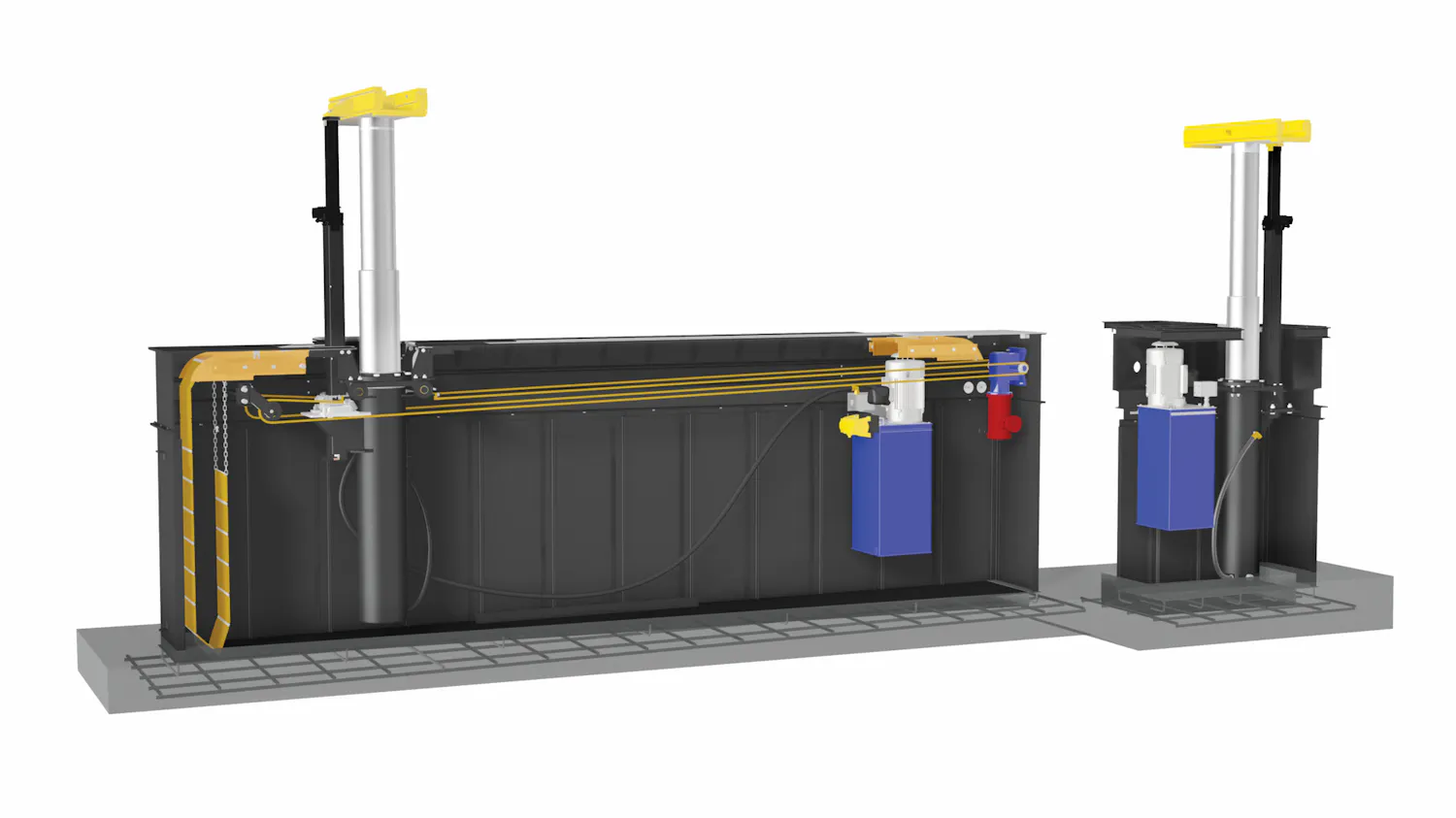 Module Steel Lift MOD35 Modular Heavy-Duty Inground Lift | Fleet Maintenance