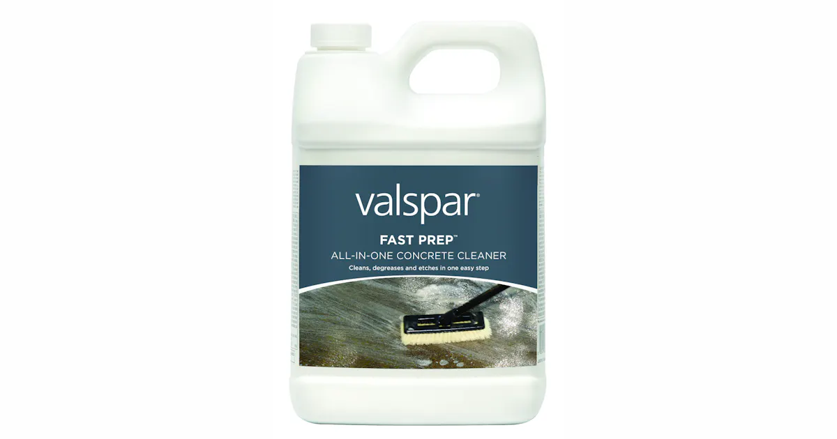 Valspar Fast Prep All-in-One Concrete Cleaner | Fleet Maintenance