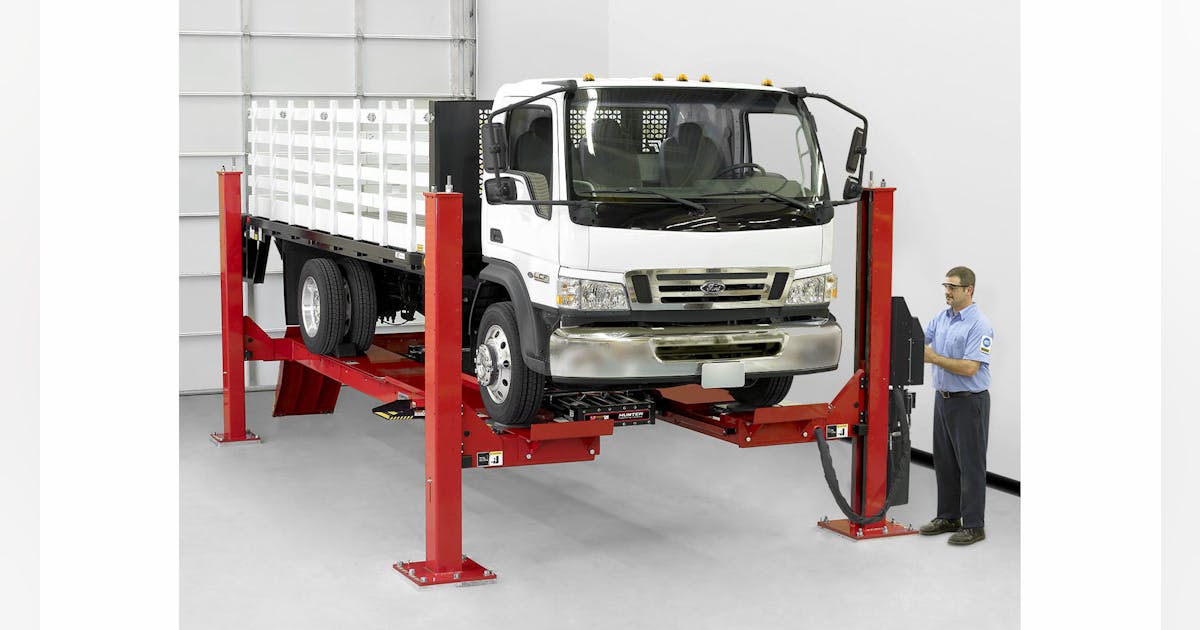 Hunter four-post lift family now available in updated configurations to ...