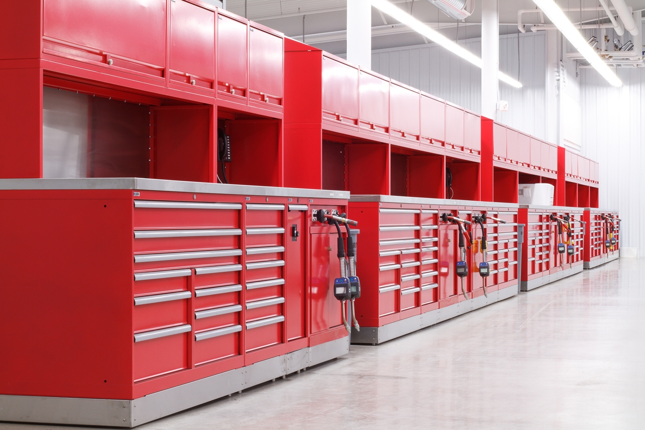 By having the right workspace, a shop can improve its operational efficiency and reduce service and repair work time.