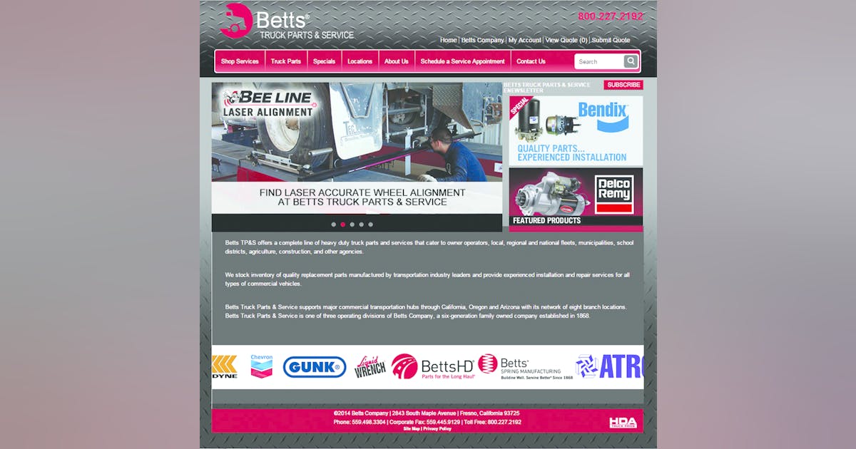 new website Fleet Maintenance