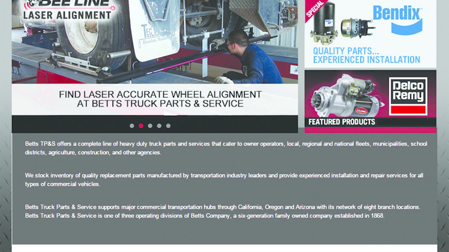 new website Fleet Maintenance
