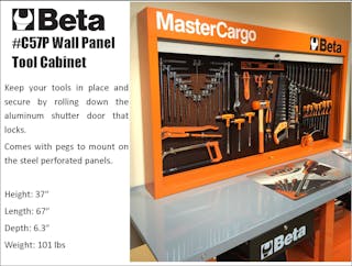 Panel porta-herramientas naranja - BETA C58P-O - SIA Suministros