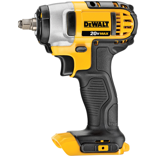 Only 3.4 lbs, the DeWalt 20V MAX Lithium Ion 3/8' Impact Wrench features three LED lights with a 20-second delay after trigger release.