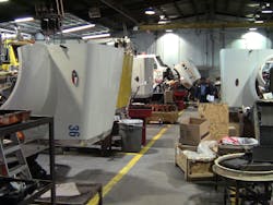 When tools and shop equipment are not properly organized and easy to find, technician and shop productivity is negatively impacted. Photo courtesy of DK Communications When tools and shop equipment are not properly organized and easy to find, technician and shop productivity is negatively impacted. Photo courtesy of DK Communications