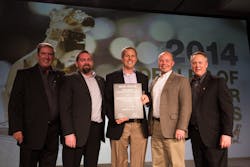 Vanguard Truck Center of Phoenix was awarded the Mack Trucks 2014 North American Dealer of the Year. Vanguard Truck Center of Phoenix was awarded the Mack Trucks 2014 North American Dealer of the Year.