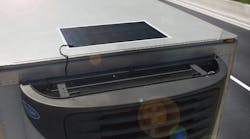 Solar panels for charging TRU batteries are one of the latest innovations for refrigerated haulers. Solar panels for charging TRU batteries are one of the latest innovations for refrigerated haulers.