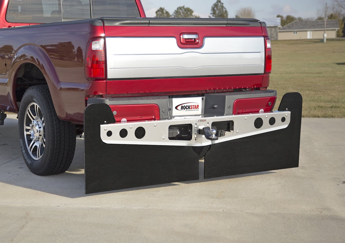 Rockstar Hitch Mounted Mud Flaps Fleet Maintenance