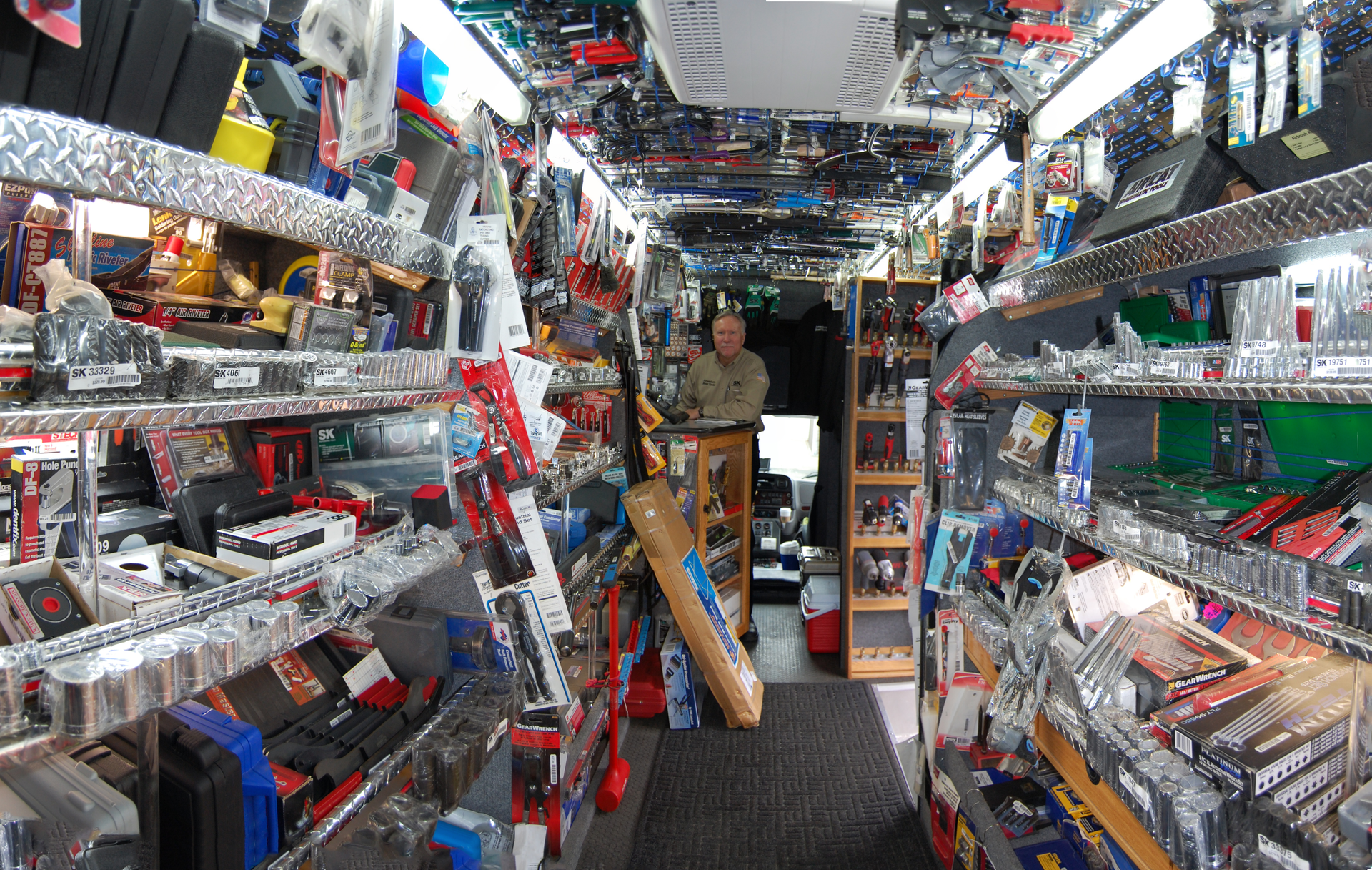 Insight into how to set up a short repair cart can be gleaned by visiting with service people tool truck operators and telephone repairmen to see how they how configured their vehicles and why.