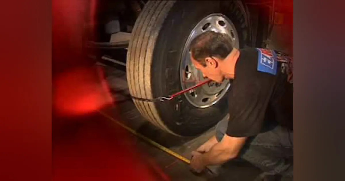 E-Z Red E-Z Line Laser Wheel Alignment Video | Fleet Maintenance