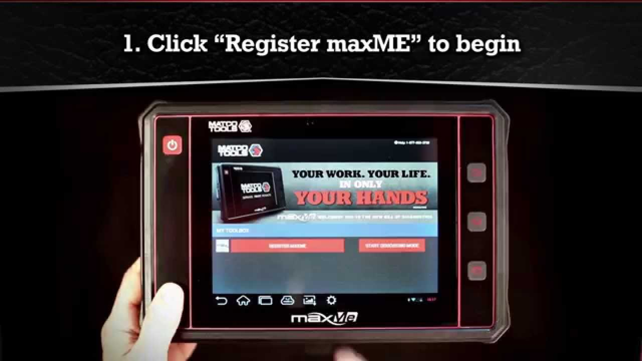 Matco Tools maxME Registration Video