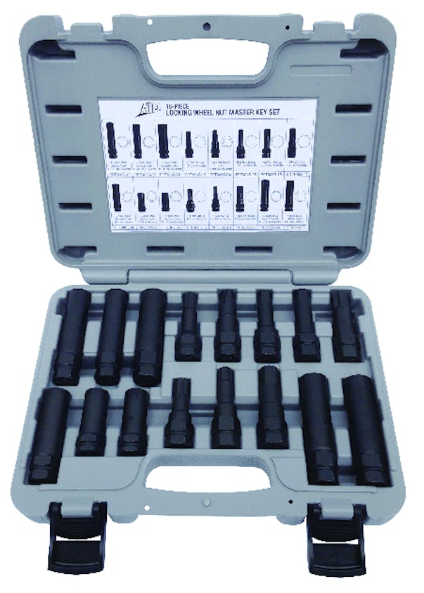 16pc Locking Wheel Nut Master Key Set, No. ATD3065 Fleet Maintenance
