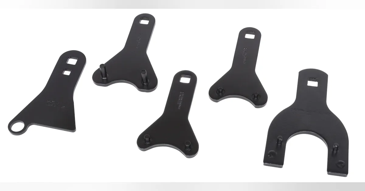 5-pc Fan Clutch Pulley Holding Wrench Set, No. 43850 | Fleet Maintenance