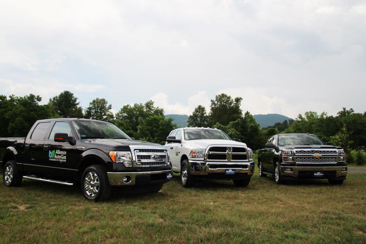 General Motors, Ford Motor Company and Fiat Chrysler Automobiles are all represented by fleets across North America who have converted their shuttles, vans, trucks buses and taxis to clean, domestically produced propane autogas.