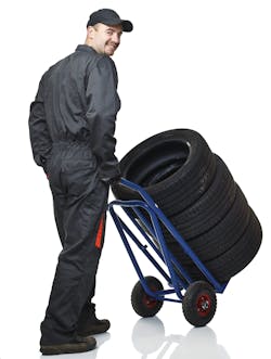 A hand truck or rolling cart can help parts and service assistants make the best use of their time by eliminating additional trips to and from parts departments and storage areas. A hand truck or rolling cart can help parts and service assistants make the best use of their time by eliminating additional trips to and from parts departments and storage areas.
