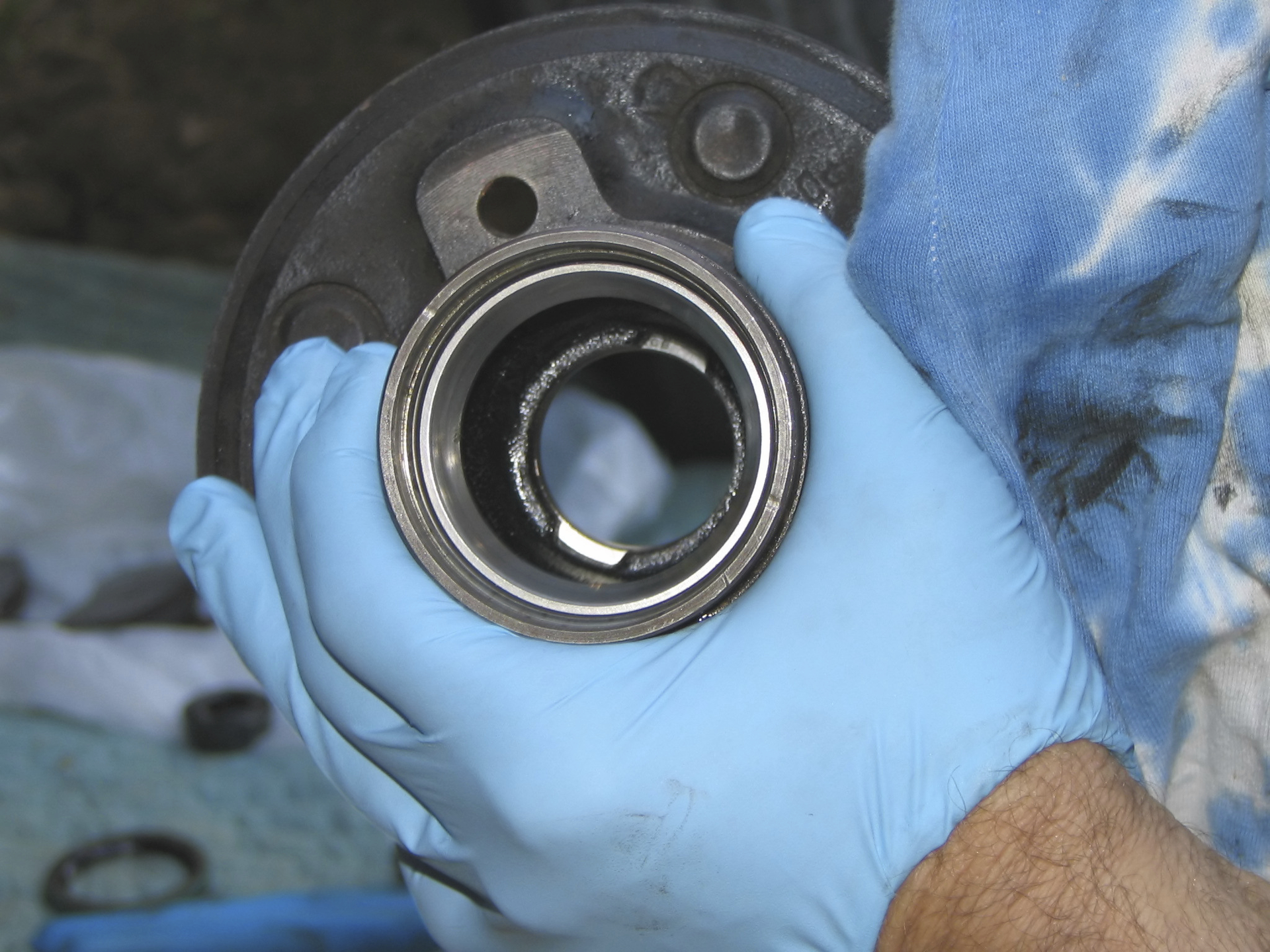 The lubricating oil in grease is what provides wear protection and lubricity, while the thickener acts as a sponge to hold the lubricating oil in place.