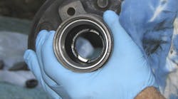 The lubricating oil in grease is what provides wear protection and lubricity, while the thickener acts as a sponge to hold the lubricating oil in place. The lubricating oil in grease is what provides wear protection and lubricity, while the thickener acts as a sponge to hold the lubricating oil in place.