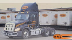 By careful selection of its diesel engine oils, Midwest Motor Express was able to extend drain intervals to help reduce costs without sacrificing fleet performance. Phot courtesy of Petro-Canada Lubricants