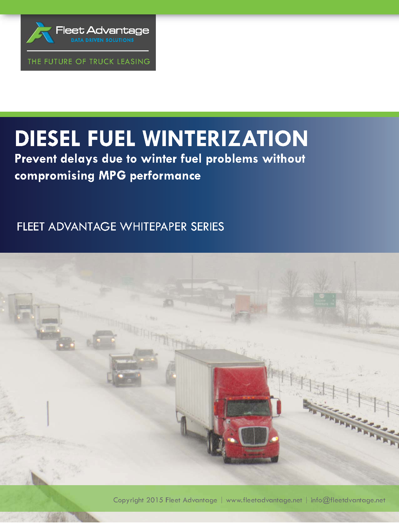 Fleet Advantage releases Diesel Fuel Winterization whitepaper | Fleet ...