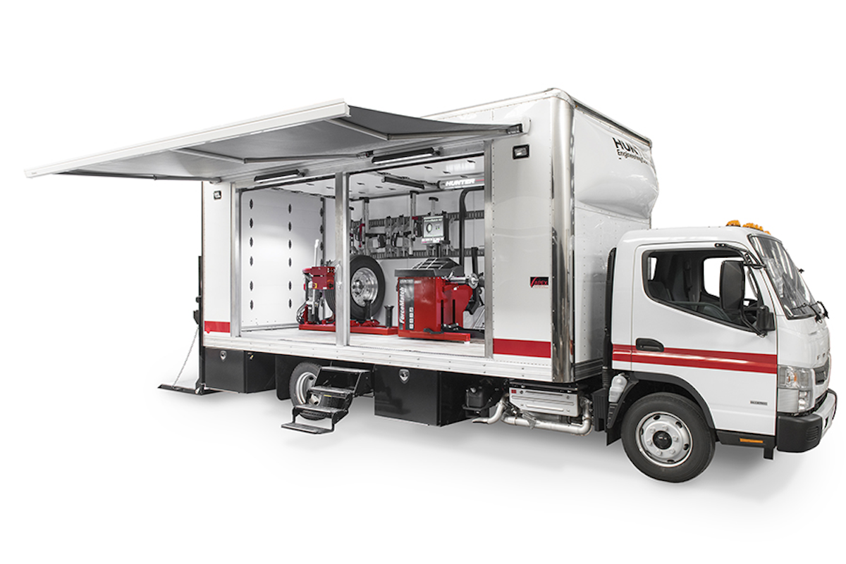 Heavy Duty Mobile Service Truck From: Hunter Engineering Company