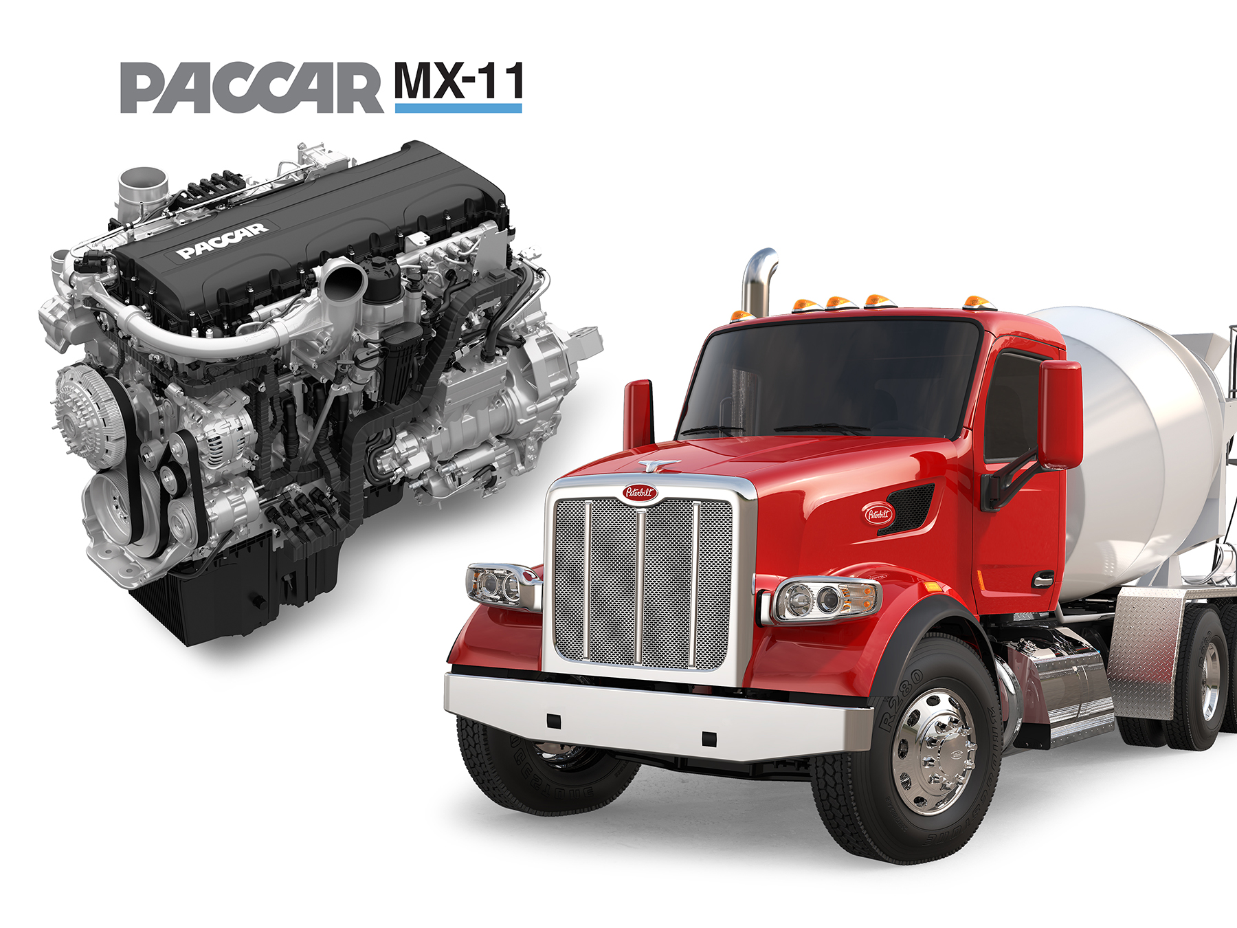 The PACCAR MX-11 engine and Peterbilt's vocational Model 567.