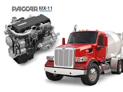 The PACCAR MX-11 engine and Peterbilt's vocational Model 567. The PACCAR MX-11 engine and Peterbilt's vocational Model 567.
