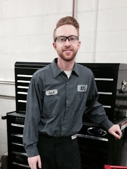 Josh Annis of Prestige Auto Works in Milwaukee, Wis. Josh Annis of Prestige Auto Works in Milwaukee, Wis.
