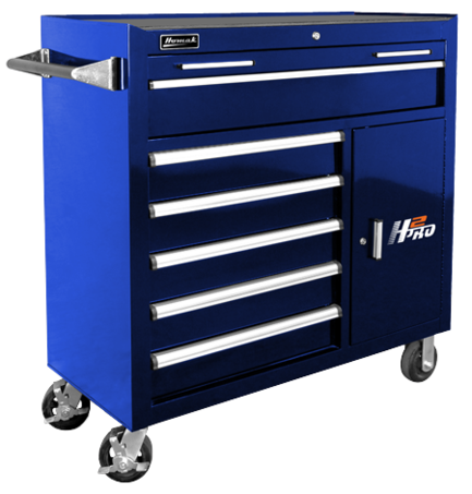 Homak 6 drawer roller cabinet 56b4c06662617