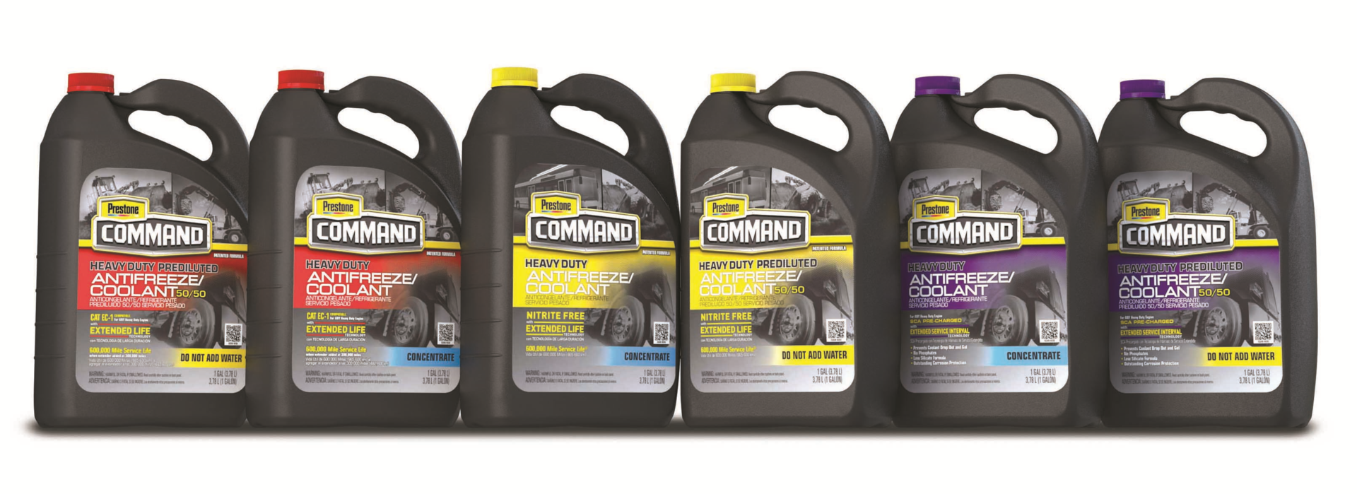 Prestone COMMAND bottles family 56c5f57d5bcc1