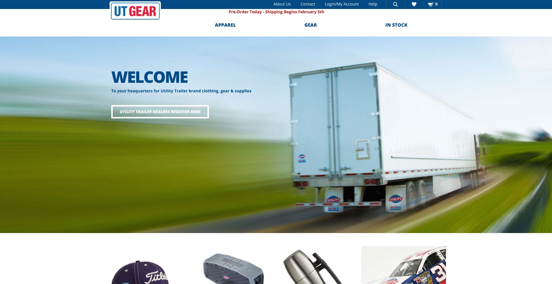UTGEAR Website 56ba287579437