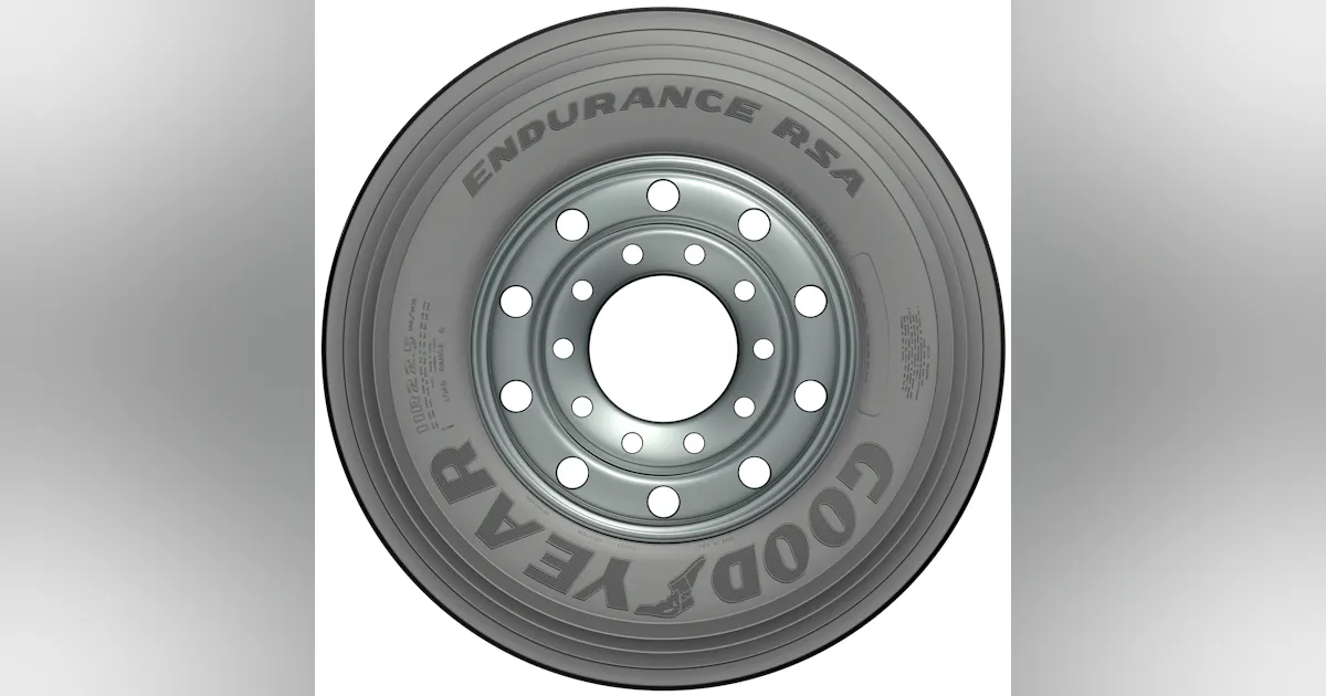 Goodyear Rsa Goodyear Endurance RSA tire targets regional, urban delivery fleets ...