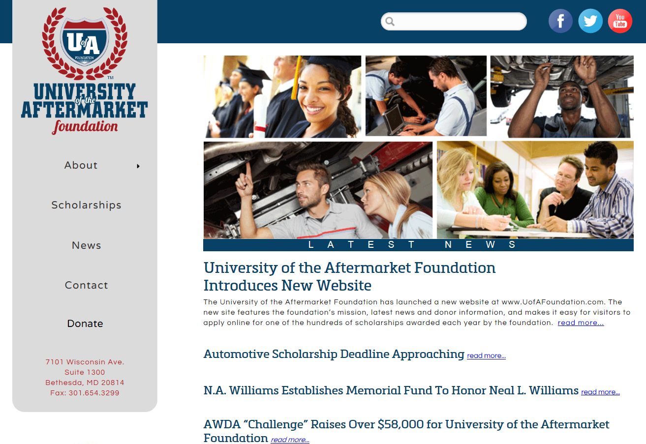 New UofA Foundation Website 572222715ff72