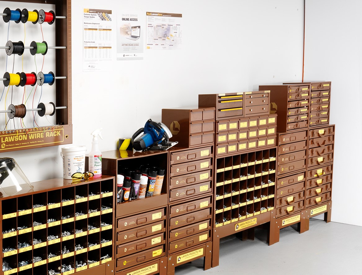 Wasted time and effort can be reduced by organizing inventory storage for increased productivity and safety.
