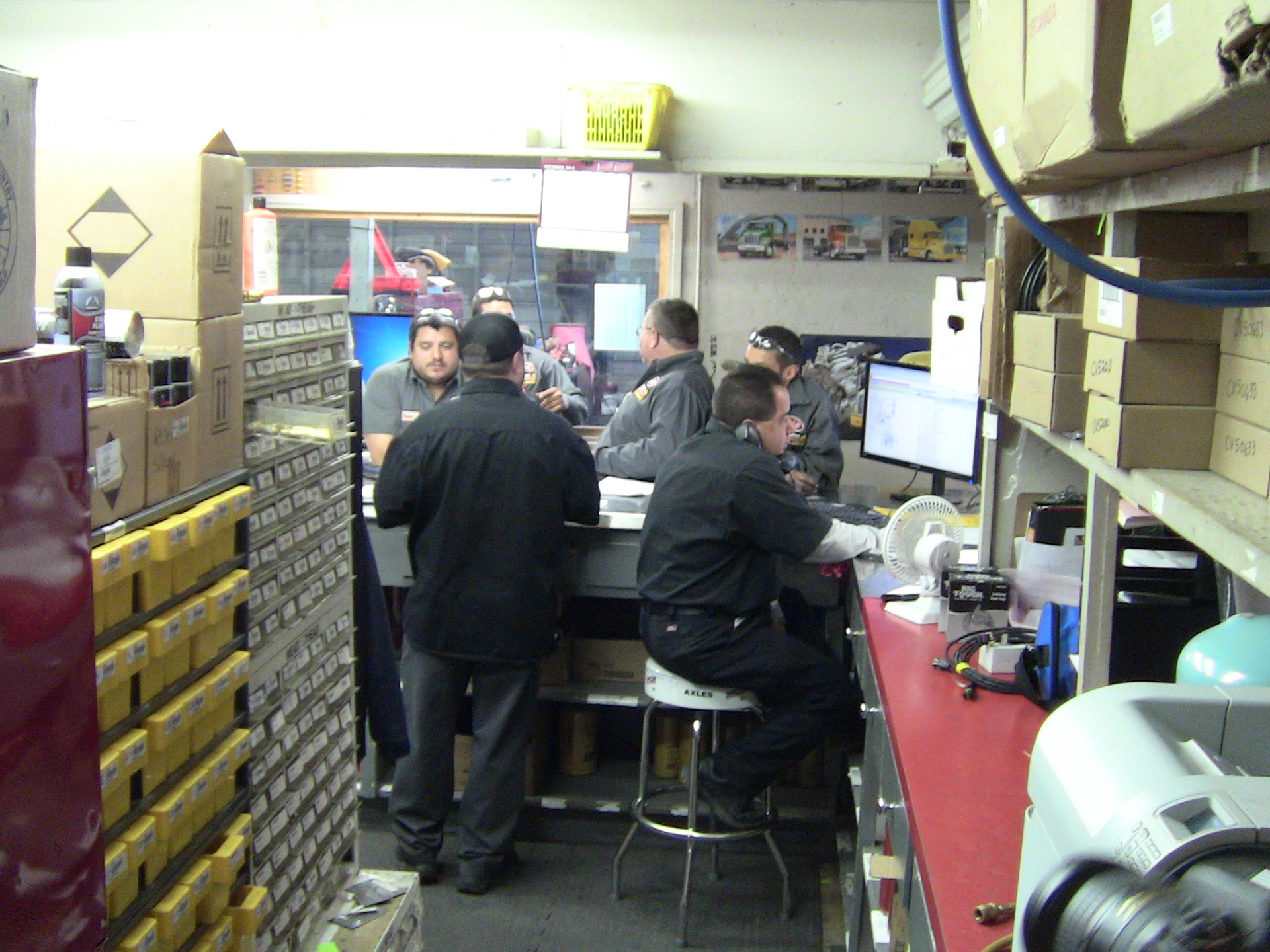 Vehicle downtime and inefficiency of technicians costs both time and money. Therefore, it is imperative that parts and inventory rooms be clean, organized, have functional storage fixtures and be designed to improve operational efficiency in order to keep up with the requirements and demands of the maintenance operation.