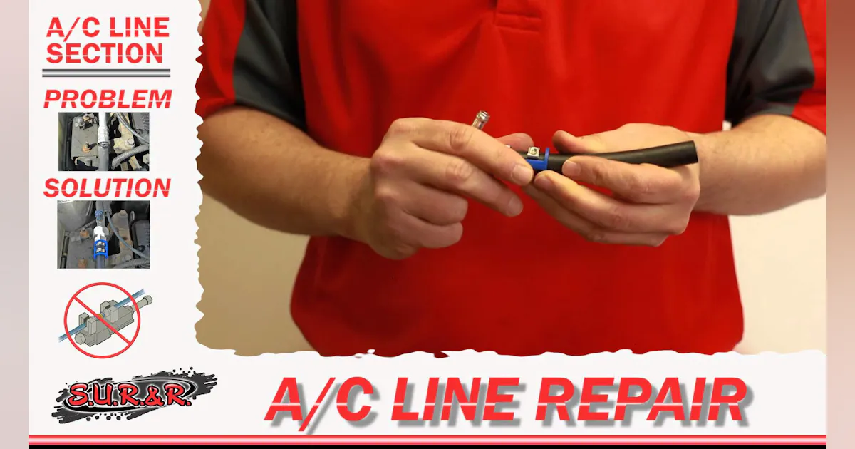 Compression Short Repair VIDEO: S.U.R.& R. A/C Line Repair - Hose to Compression Adapter | Fleet ...
